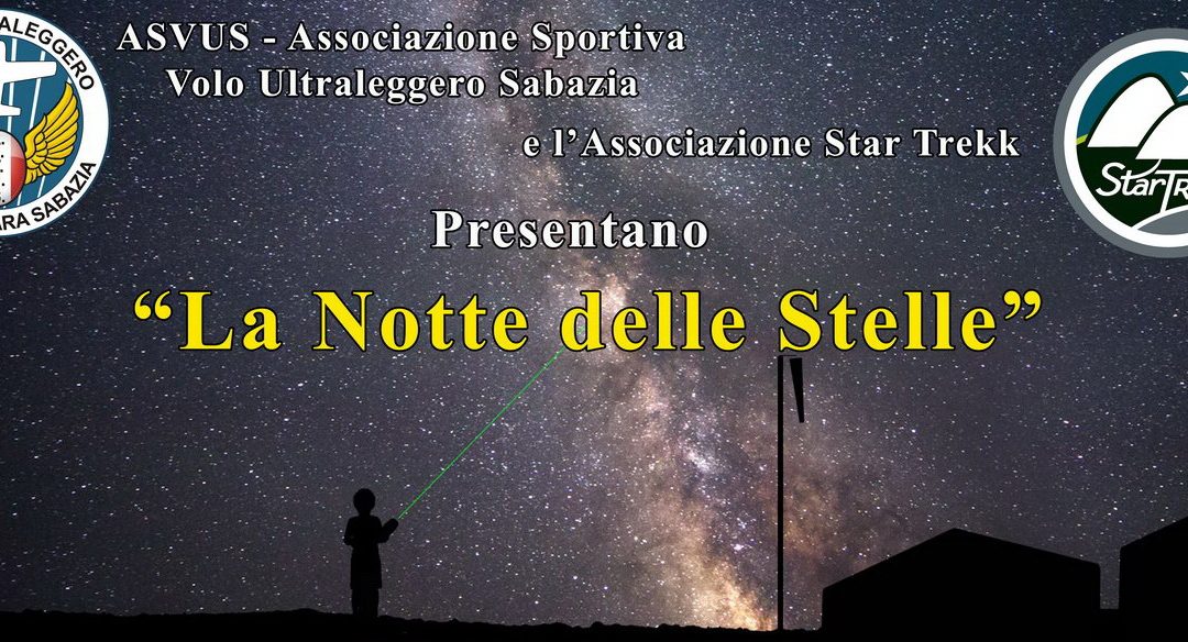 3 Settembre – La Notte delle Stelle